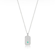 Load image into Gallery viewer, 925 Sterling Silver Evil Eye Necklace with 24K white Gold Plated 0.80m,1.30m
