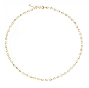 925 sterling silver chain necklace with zircon stones  and 24k gold plated