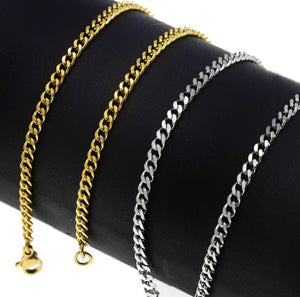 Stainless steel chain necklace for men 0.8CM